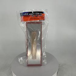 KRAFT TOOL CO. 12" x 4" x 1/2" Lightweight Red Rubber Float with Wood Handle