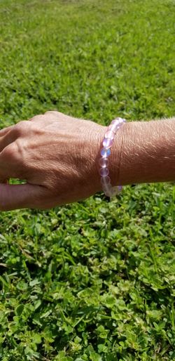 Iridescent purple Mermaid Bracelet