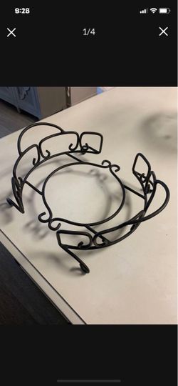 Princess House Metal plate Holder