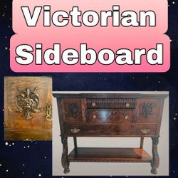 Rare Victorian Sideboard 
