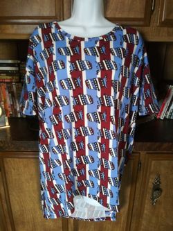 Women's Lularoe "Patriotic" Erma - XS