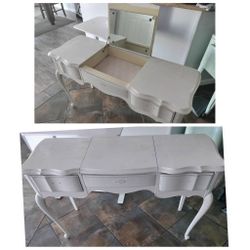 White Vanity Desk