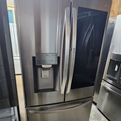 LG, Refrigerator Stainless Steel, French Door 