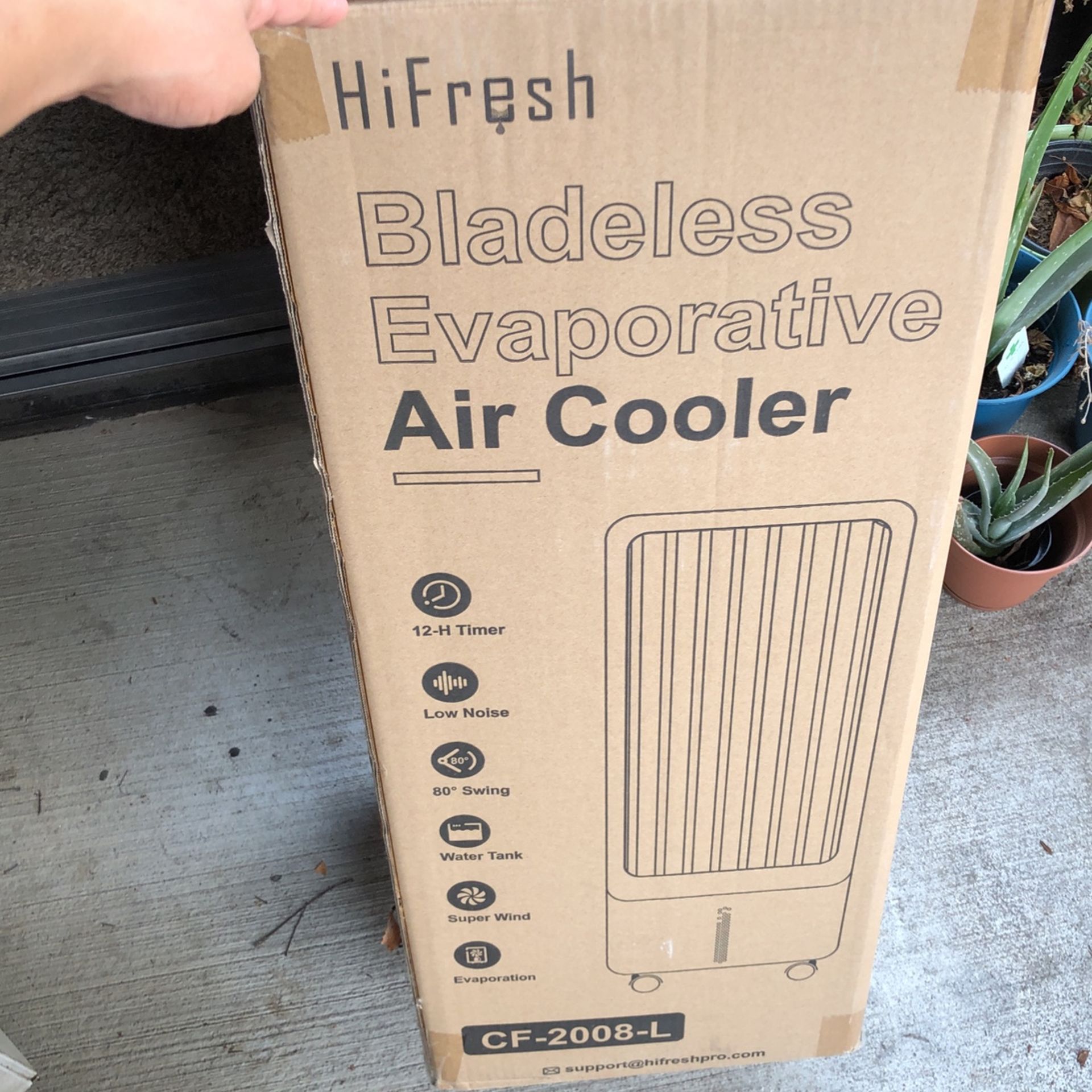 AC Evaporative Air Cooling system
