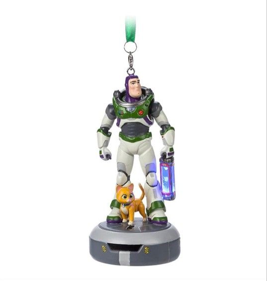 Disney Sketchbook Ornament "Buzz Lightyear and Sox Light Up Living "