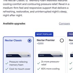 Nectar Classic Memory Foam Twin Size Mattress 