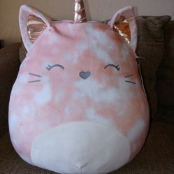 16" Fedora the Unicorn Cat Squishmallow