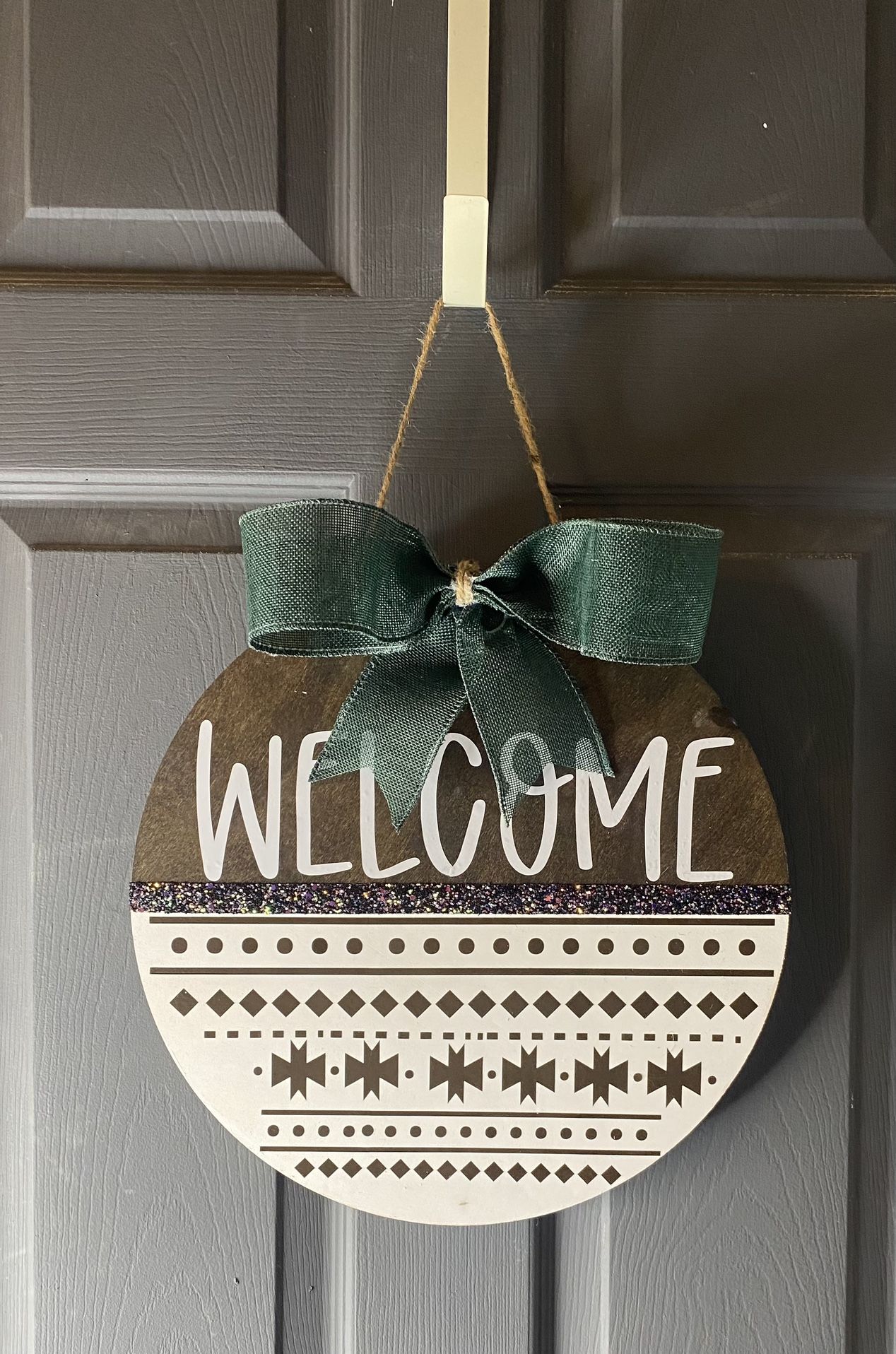 Boho Style Welcome Door Hanger