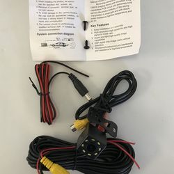Back up camera 8LED with all wires brand new use with any screen stereo. Be safe keep everyone safe see behind your car.🔥$13🔥only .
