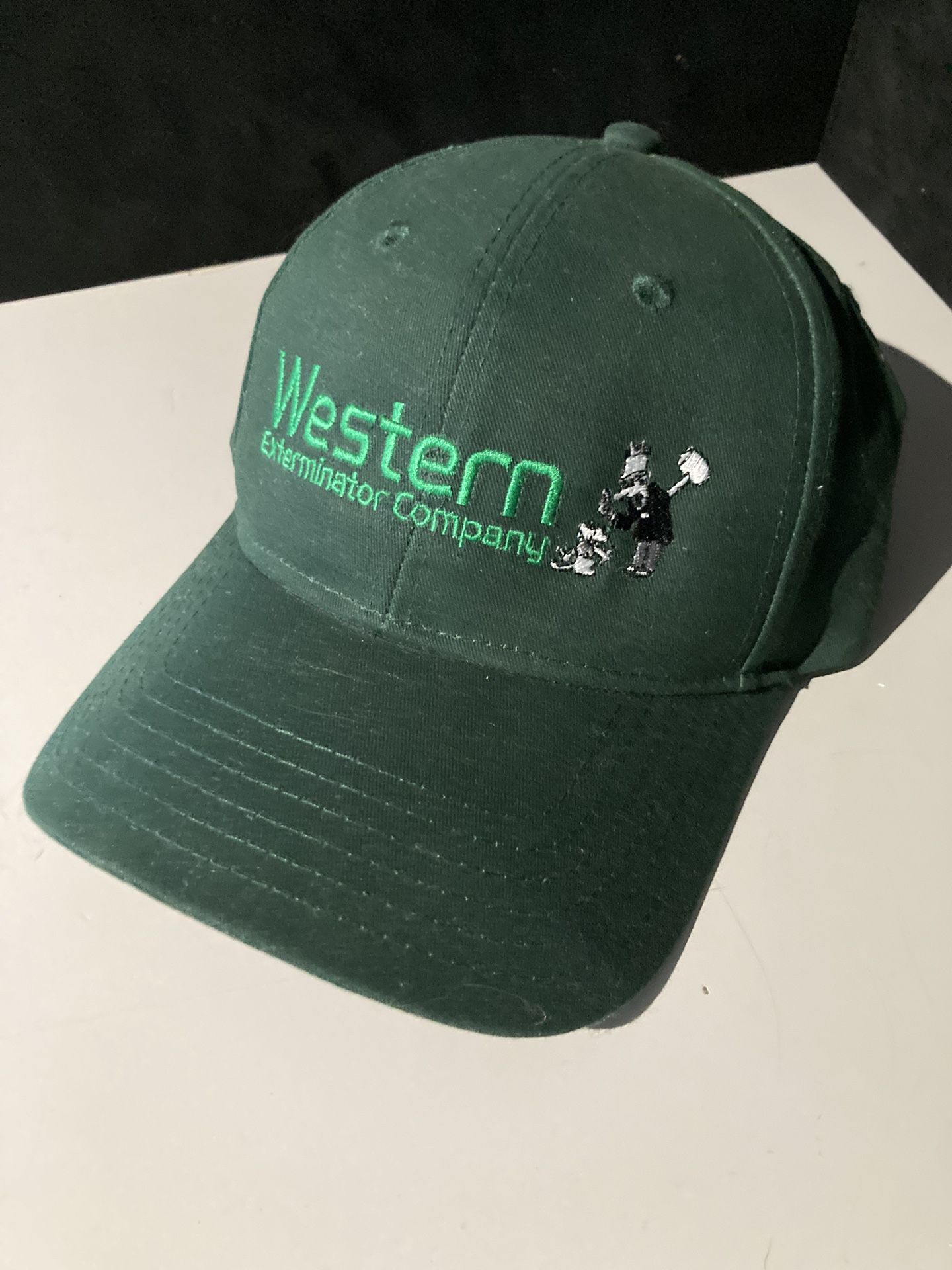 🔥 New Green Western Exterminator “little Man / Rat” Baseball Cap / Hat