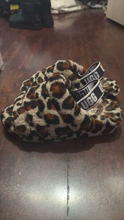 Leopard Print Ugg Slippers