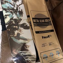 HUF x Metal Gear Solid skateboard deck MGS2