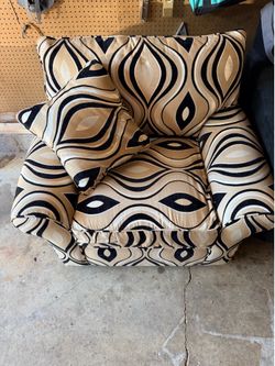 Luxury armchair with ottoman $300 OBO