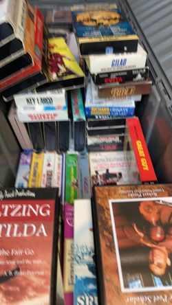 Vhs Tapes Records 8 Tracks Liquidation Hundreds Of Vhs