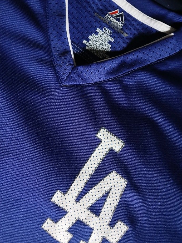 La Dodgers V-Neck Emergence Jersey Shirt 
