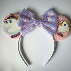 Disney Mouse Ears - Beauty And The Beast - Mrs. Potts and Chip