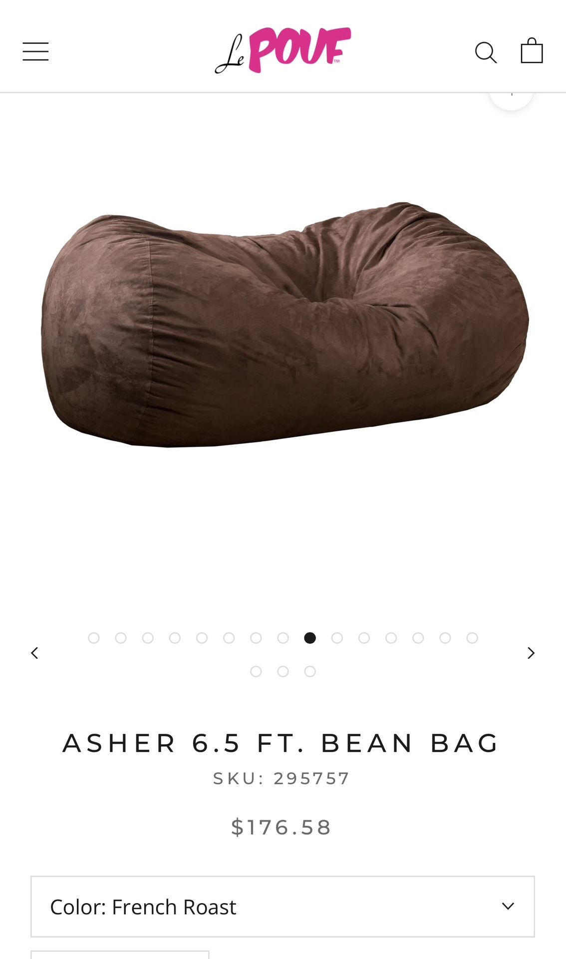 Le Pouf Oversized Bean Bag