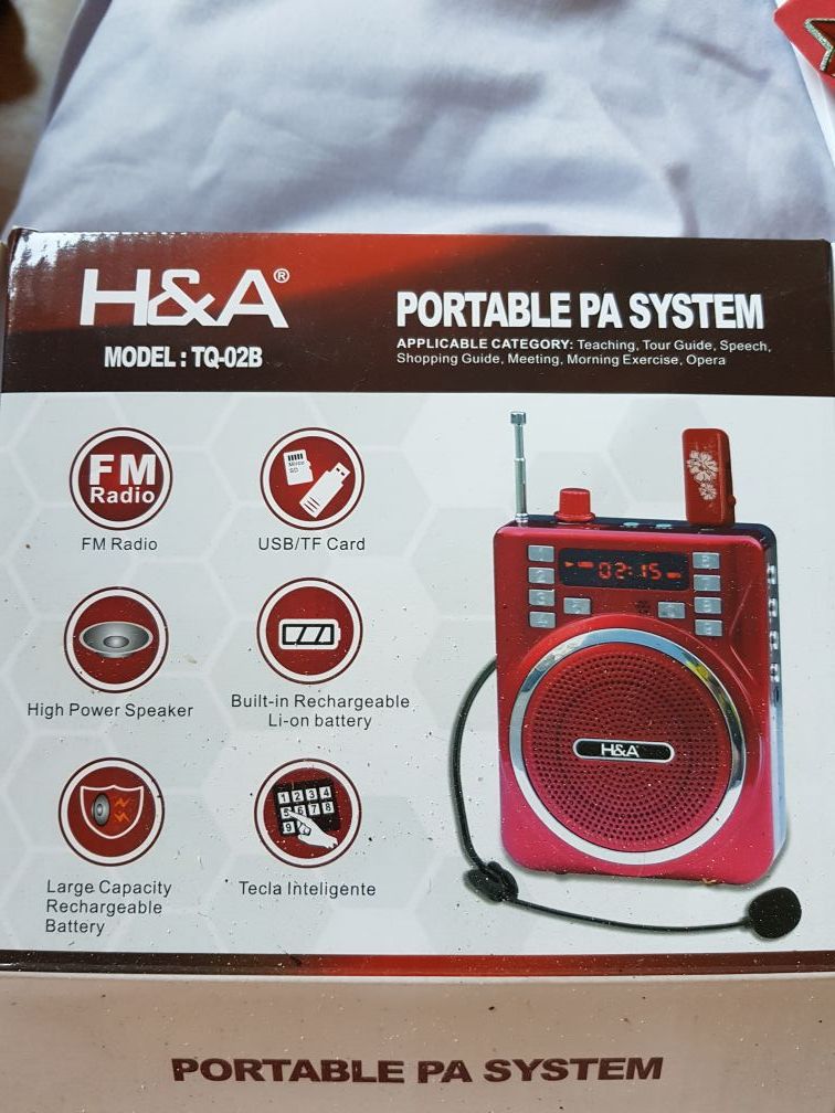 H&a portable pa deals system