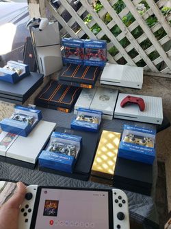 $420! Firm PS5 Slim. PS4 fron $130! To $500! Jailbreak Hackable 9.0 500GB 1000GB 2000GB Nintendo Switch $230! Trade for iPhone max pro or 17 iPhone