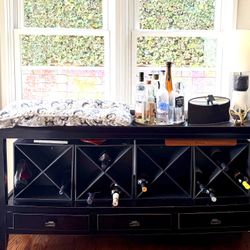 Wine Console Table 