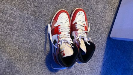 Jordan 1 Miles Morales Spiderman cross over with ANTI CREASE