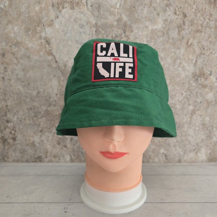 Corsica Alfredo Cali Life Patch Green Bucket Hat Fits Small