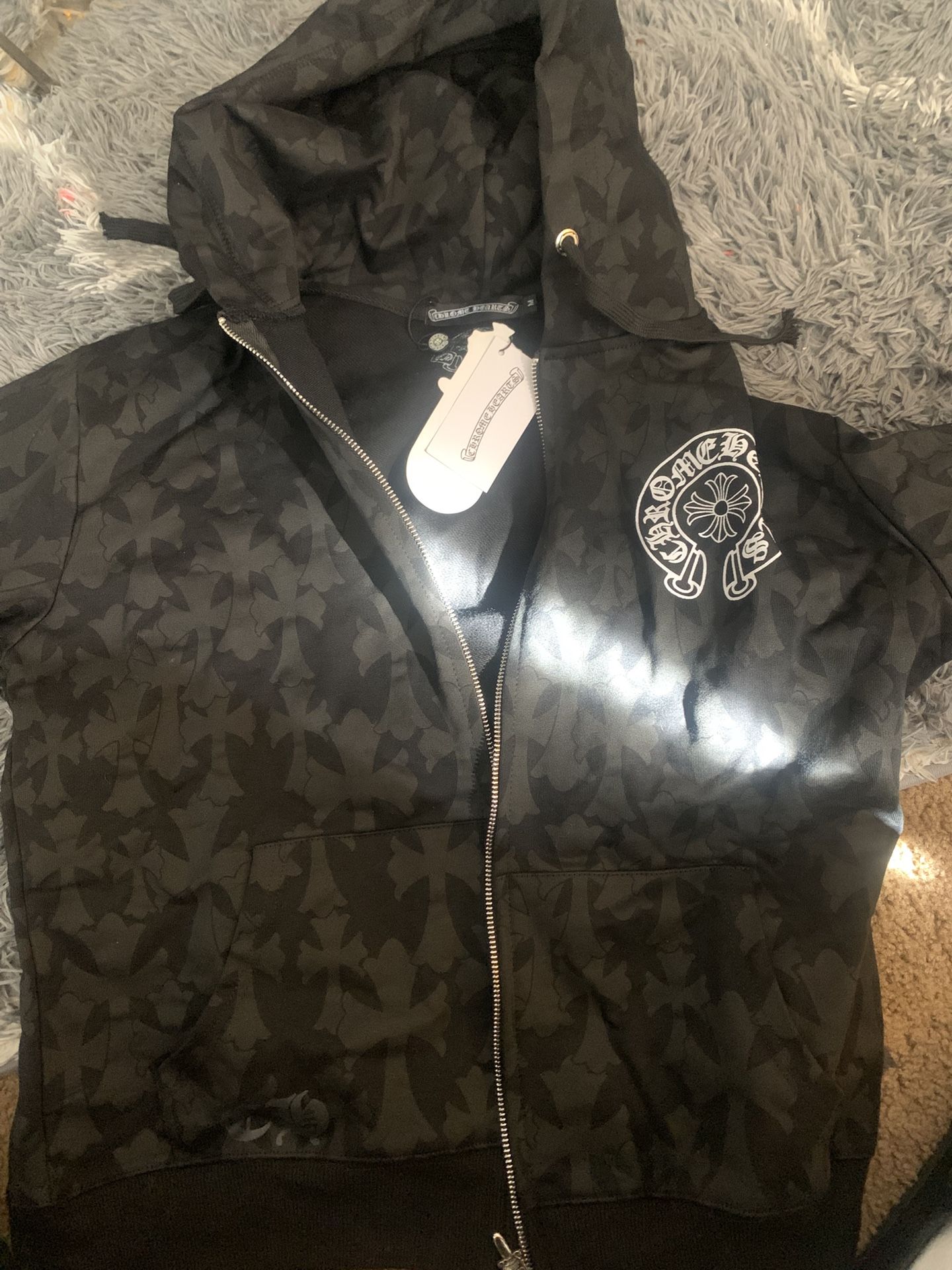Black Chrome Heart Jacket
