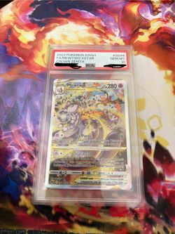 Pokemon Graded PSA 10 Mewtwo Vstar Secret Rare Crown Zenith