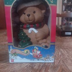 ANIMATED DANCING & SINGING BEAR LITE UP NOSE W/ORIGINAL BOX