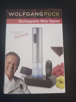 Wolfgang Puck Electric Rechargeable Wine Opener