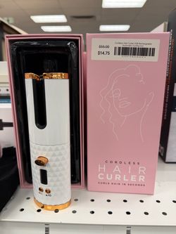 Cordless USB Rechargeable Automatic Hair Curler