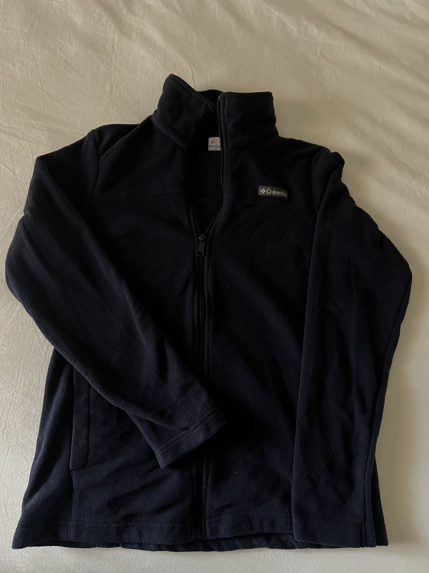 Columbia Full zip Fleece, Navy blue size M women's, $20