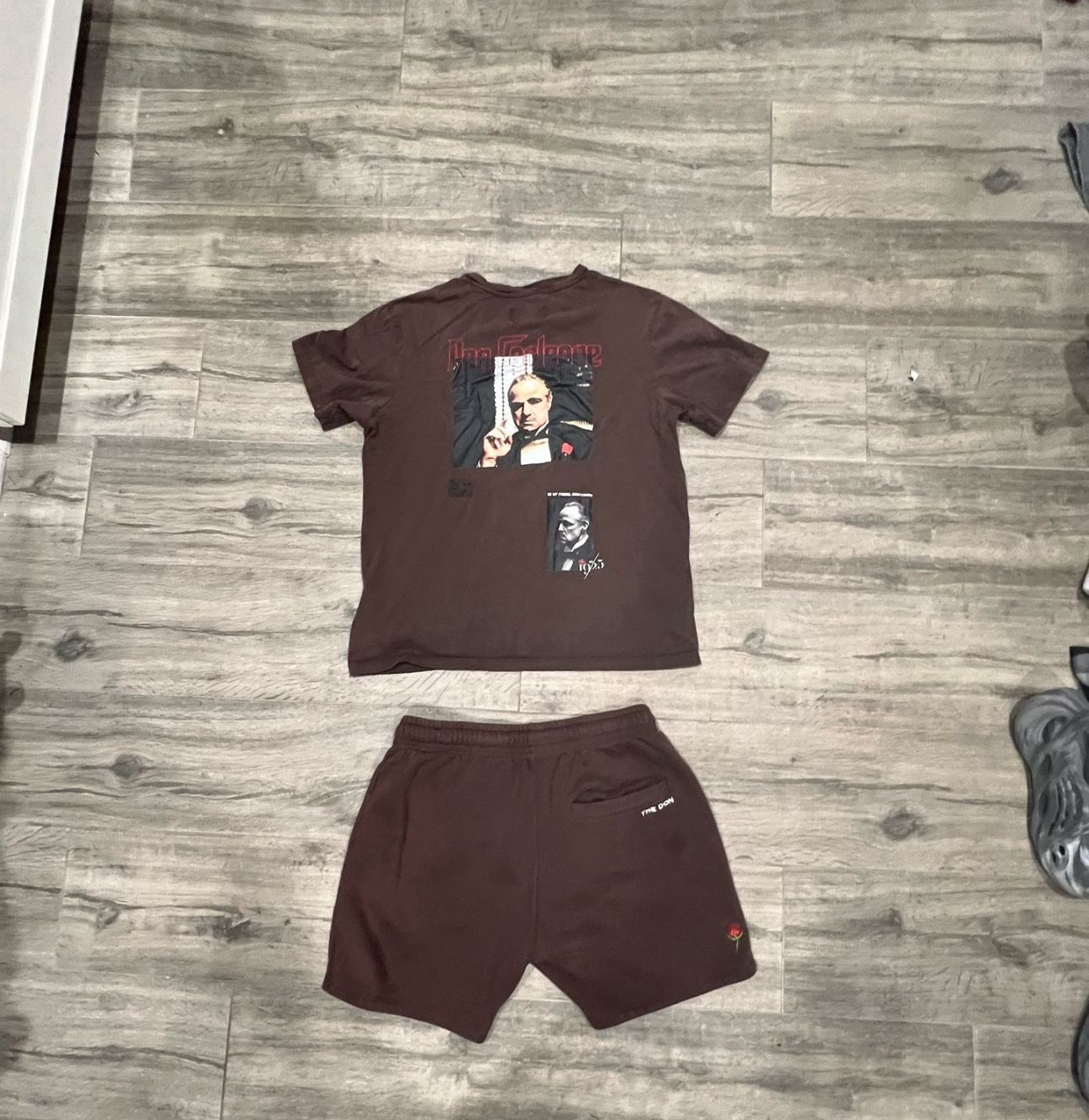 The Godfather x SP Graphic T Shirt and Shorts Set Mens Size XL