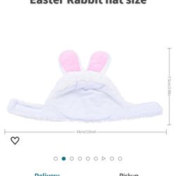 Easter Rabbit  Ears For Small Dog Or Cat
