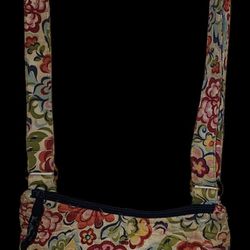 Vera Bradley Hope Garden Crossbody Messenger Bag With Adjustable Strap