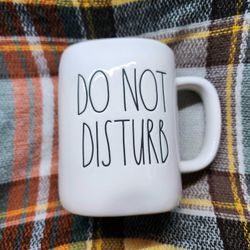 Rae Dunn "Do Not Disturb Mug."
