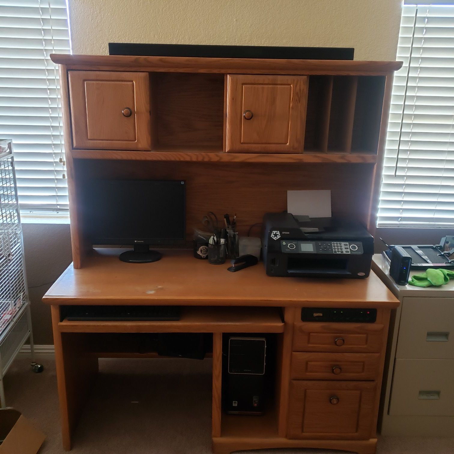 Oak Computer Desk