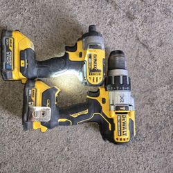 Dewalt Drills And Battery's 