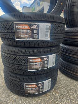 4 New 235/45/18 Pegasus Tires