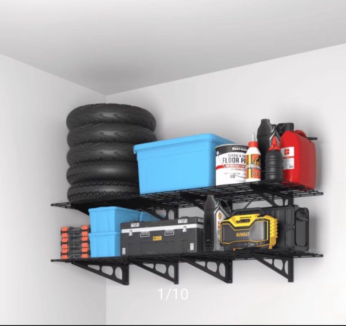 Metal Garage Wall Shelving Classic 2-Pack 2' × 6'