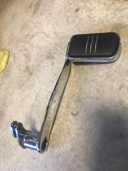 Harley-Davidson street glide rear brake pedal lever off 2009
