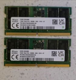 32 GB SK hynix DDR5 SODIMM
1Rx8 PC5 5600B