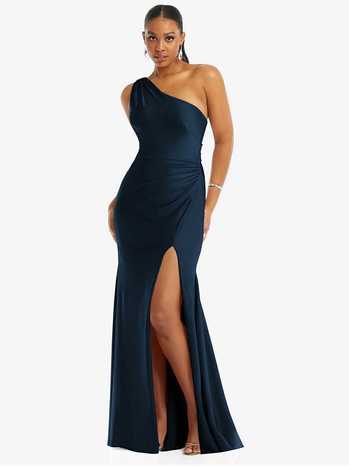 Midnight Navy Bridesmaid/Evening Dress (L)