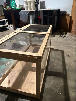 Wooden animal enclosure