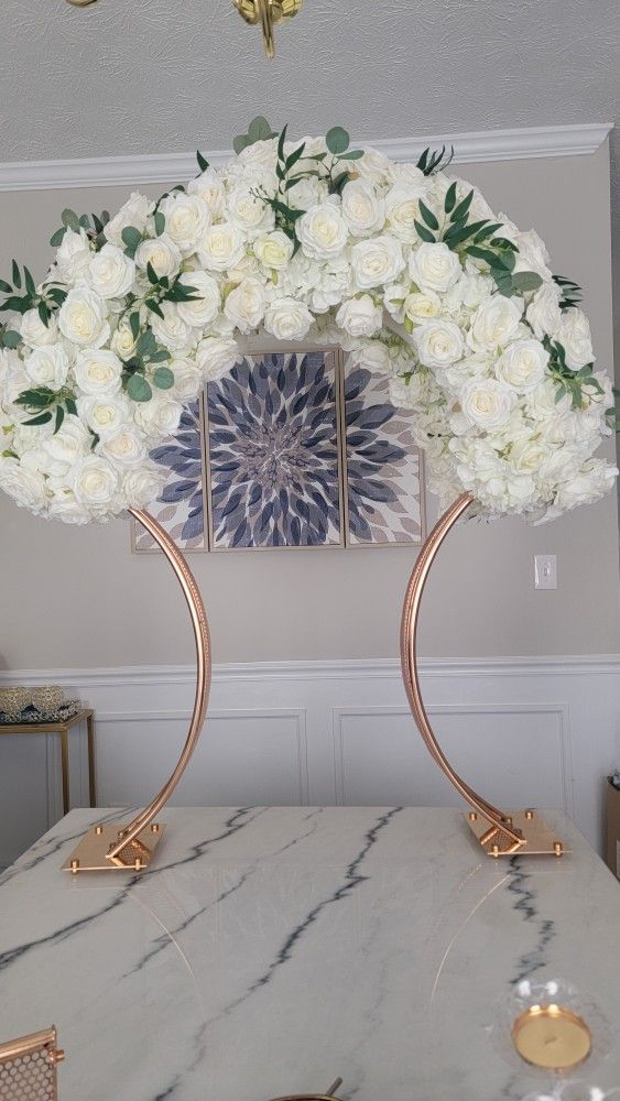 Flower Arch Table  Centerpiece 