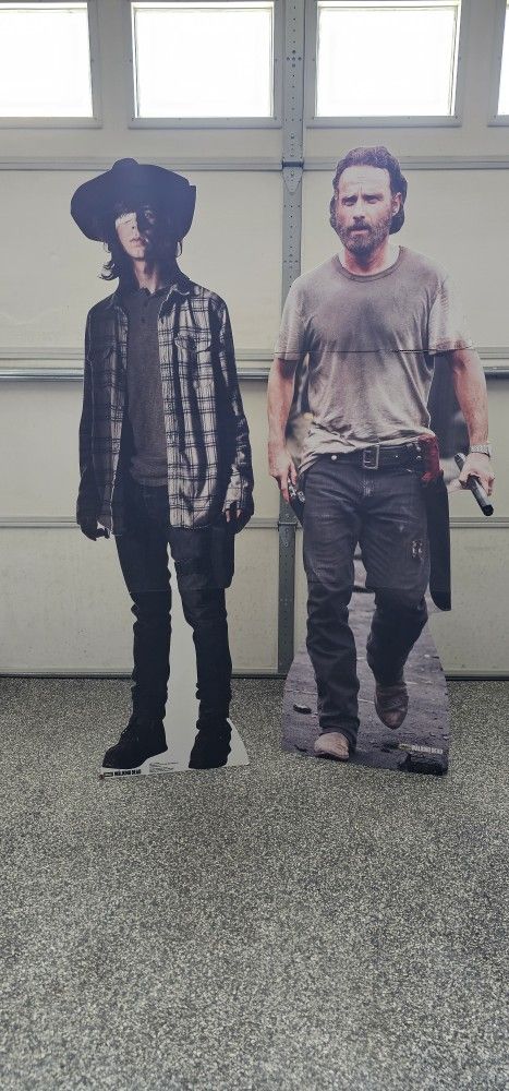 Walking Dead Cardboard Props.