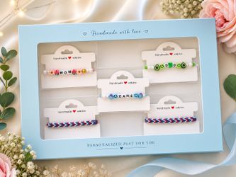 Customized Bracelet Set – Personalized Giftbox
