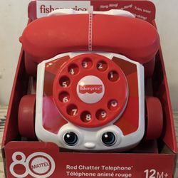 NEW Fisher Price Red Chatter Telephone
