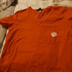 Ladys Nursing Scrub Clemson Size Small 