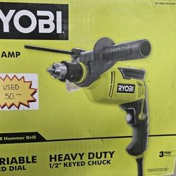 Ryobi corded 5/8" VSR hammer drill